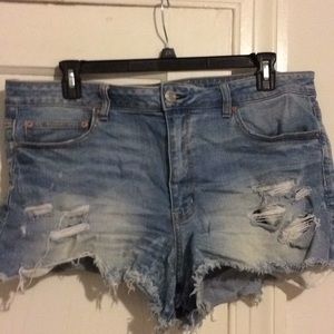 American Eagle size 18 high-rise festival shorts